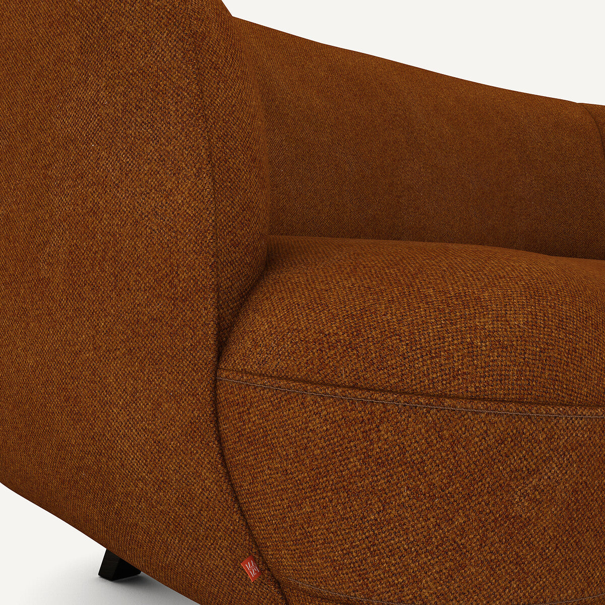 Sofa de 3P Caoba - BEESBURY 