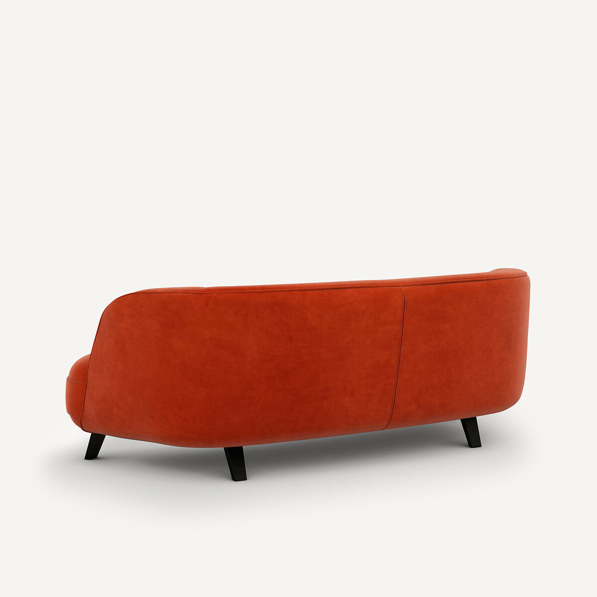 Sofa de 3P Rojo cinabrio- BEESBURY 