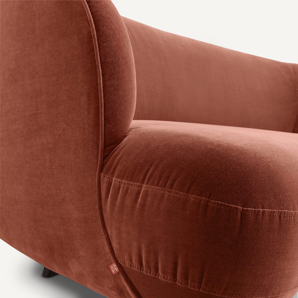 Sofa de 3P Terracota- BEESBURY 