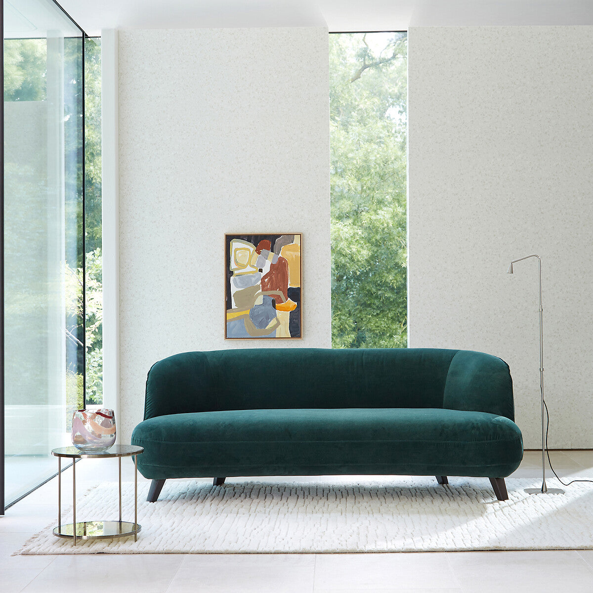 Sofa de 3P Verde zar- BEESBURY 