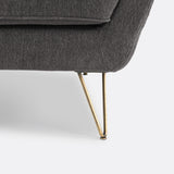 Sofa de 3, 4 y 5 plazas Antracita - GREYJOY 