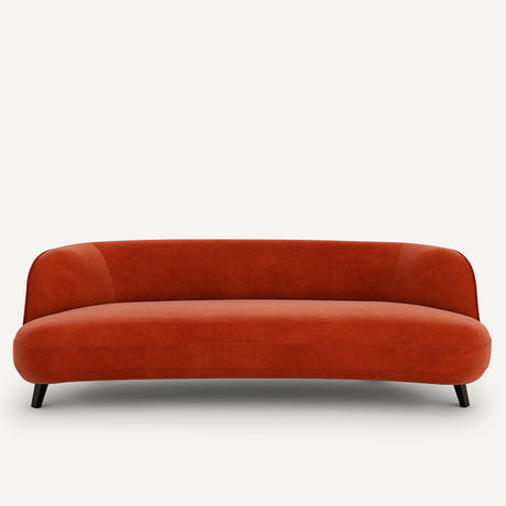 Sofa de 5P Rojo cinabrio- BEESBURY 