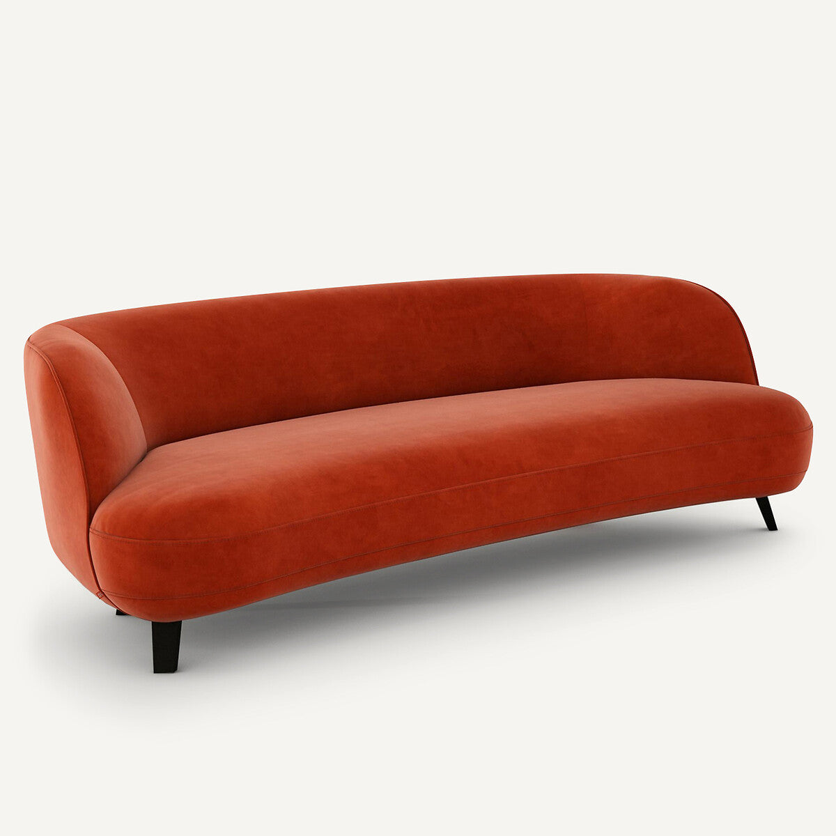 Sofa de 5P Rojo cinabrio- BEESBURY 