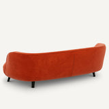 Sofa de 5P Rojo cinabrio- BEESBURY 