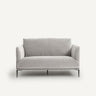 Sofa de dos plazas Beige grisaceo - FRATELLI 
