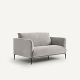 Sofa de dos plazas Beige grisaceo - FRATELLI 