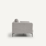 Sofa de dos plazas Beige grisaceo - FRATELLI 