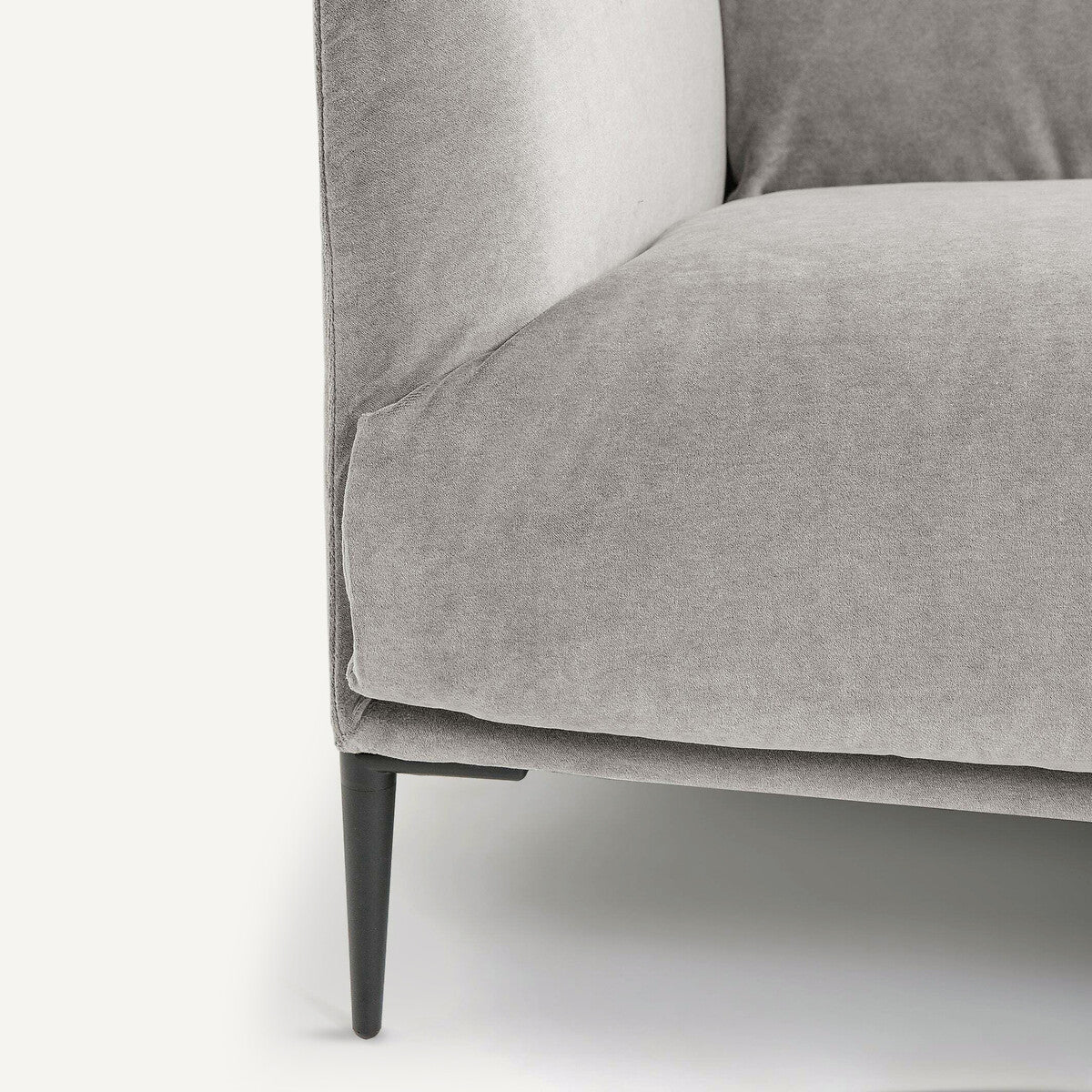 Sofa de dos plazas Beige grisaceo - FRATELLI 