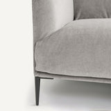 Sofa de dos plazas Beige grisaceo - FRATELLI 