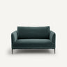 Sofa de dos plazas Verde cedro - FRATELL
