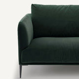 Sofa de dos plazas Verde zar - FRATELLI