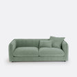 Sofa fijo de 3 Plazas Verde Grisaceo-DUMONT