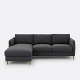 Sofa seccional Antracita- ALICENT 