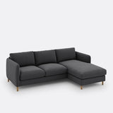 Sofa seccional Antracita- ALICENT 