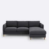 Sofa seccional Antracita- ALICENT 