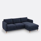 Sofa seccional Azul Oscuro - ALICENT 