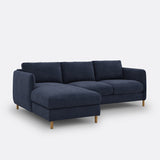 Sofa seccional Azul Oscuro - ALICENT 