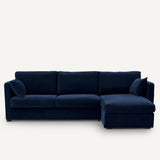 Sofá seccional Azul Oscuro - LANCEL