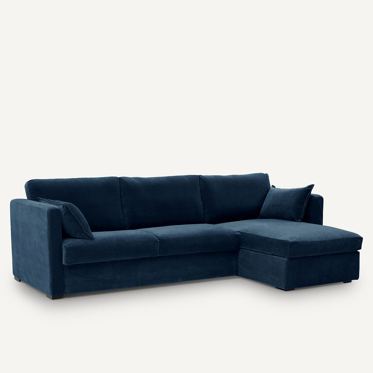Sofá seccional Azul pavo - LANCEL
