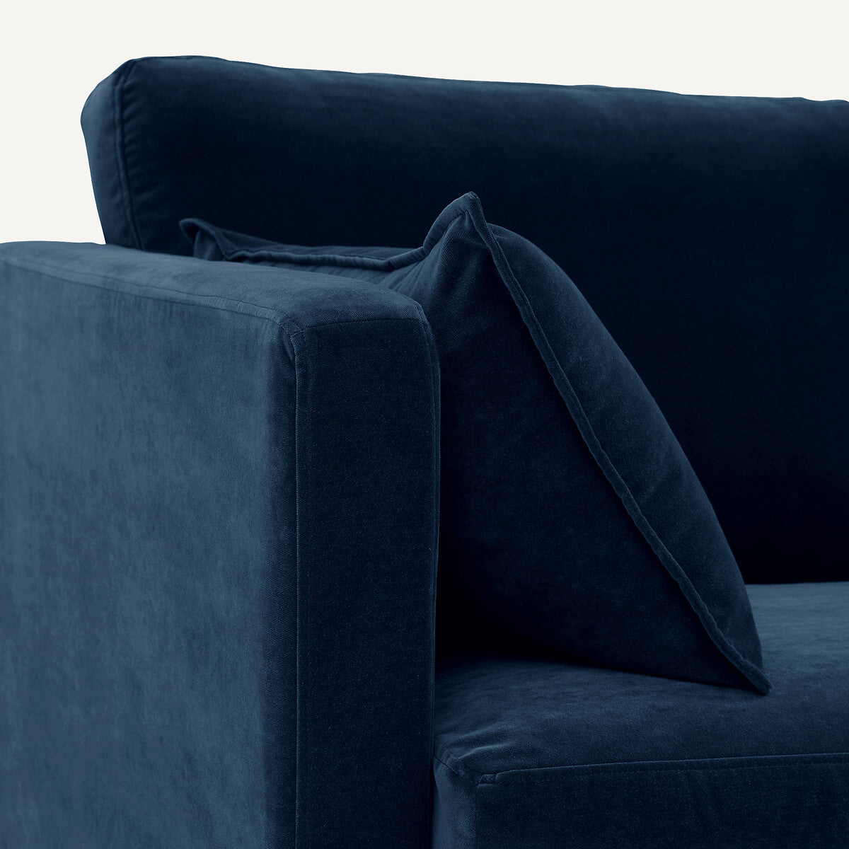 Sofá seccional Azul pavo - LANCEL