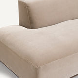Sofá seccional Beige ceniza- CORLYS