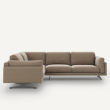 Sofá seccional Beige ceniza - LYANNA