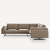 Sofá seccional Beige ceniza - LYANNA