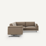 Sofá seccional Beige ceniza - LYANNA