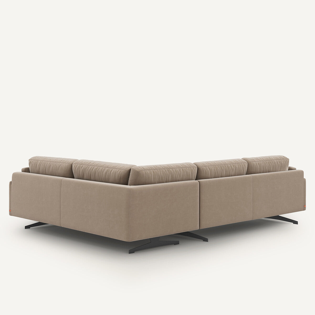 Sofá seccional Beige ceniza - LYANNA