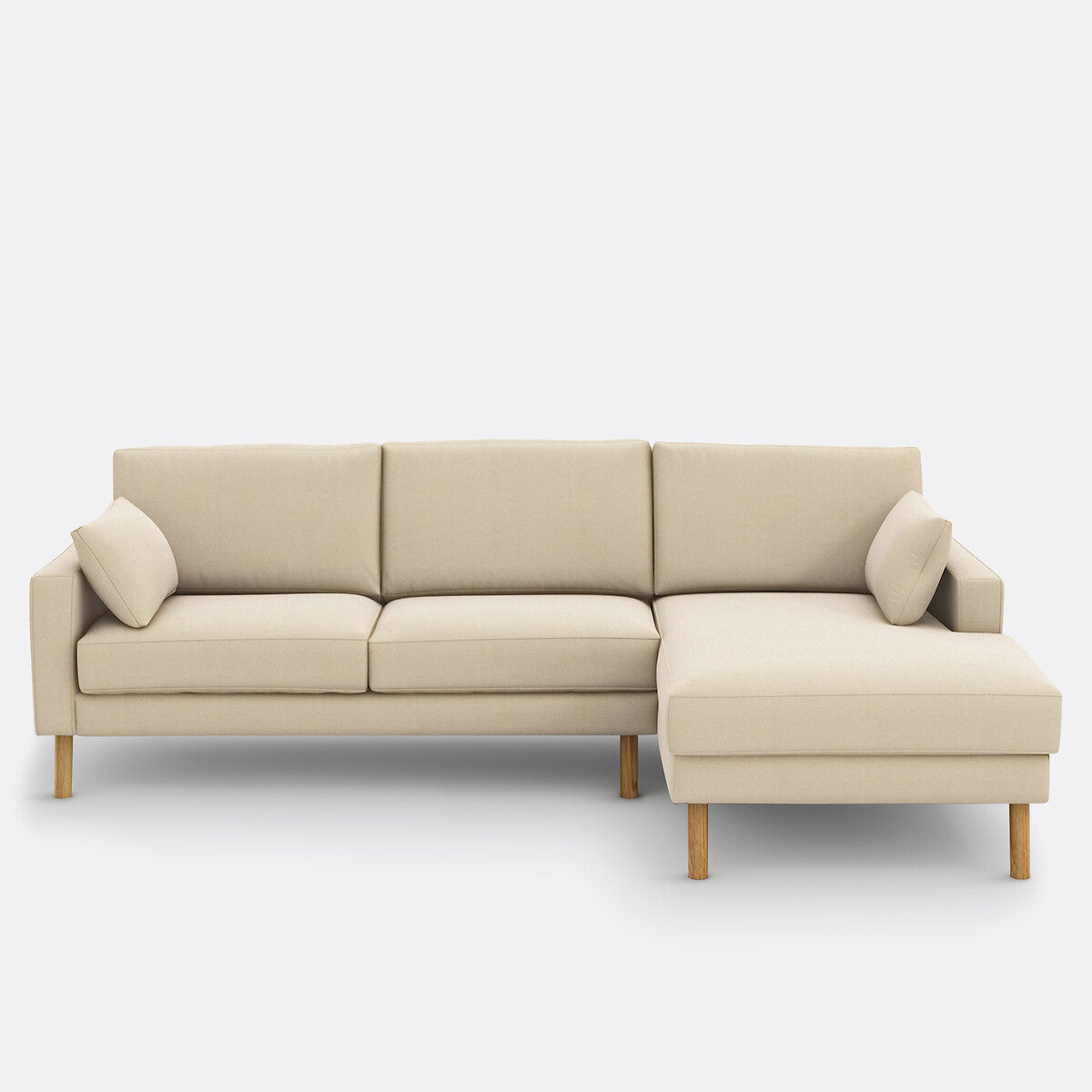 Sofá seccional Beige natural - BAELON