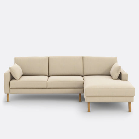 Sofá seccional Beige natural - BAELON