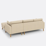 Sofá seccional Beige natural - BAELON