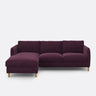 Sofa seccional Ciruela - ALICENT 