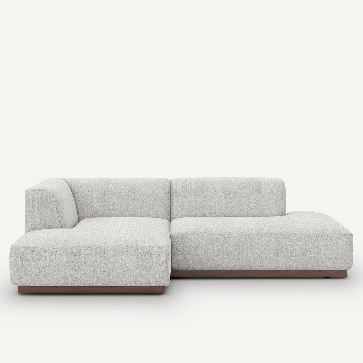 Sofa seccional Gris/Blanco- CORLYS