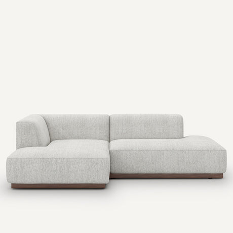 Sofa seccional Gris/Blanco- CORLYS