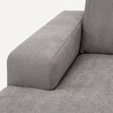 Sofá seccional Gris marron  - HARWIN