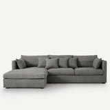 Sofá seccional Gris oscuro - LANCEL