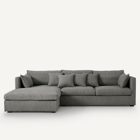 Sofá seccional Gris oscuro - LANCEL