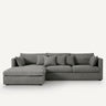 Sofá seccional Gris oscuro - LANCEL