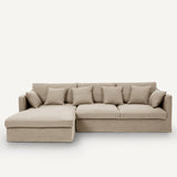 Sofá seccional Natural - LANCEL