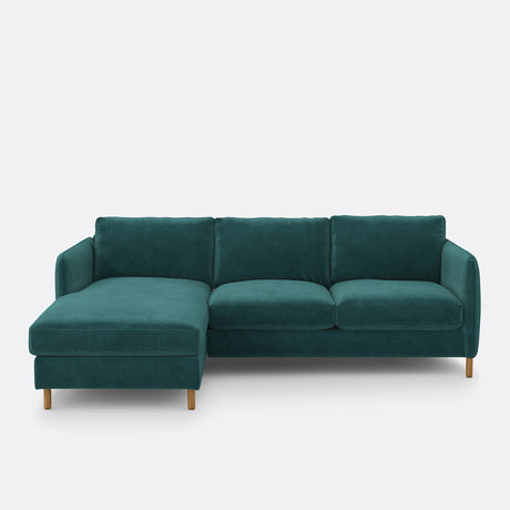Sofa seccional Verde esmeralda - ALICENT 