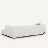 Sofa seccional abierto Blanco - ARCANA