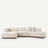 Sofa seccional abierto Tiza - ARCANA