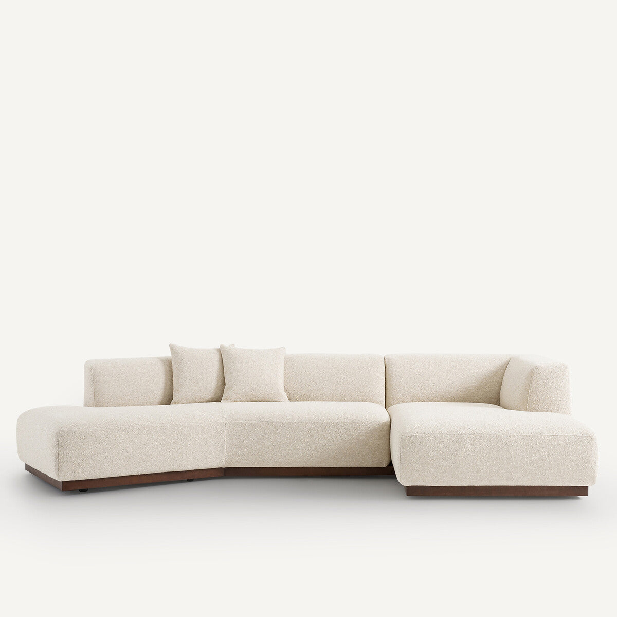 Sofa seccional abierto Tiza - ARCANA