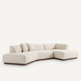 Sofa seccional abierto Tiza - ARCANA