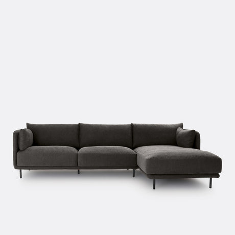 Sofa seccional antracita - TYRELL