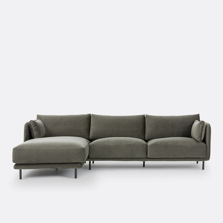 Sofa seccional caqui - TYRELL 