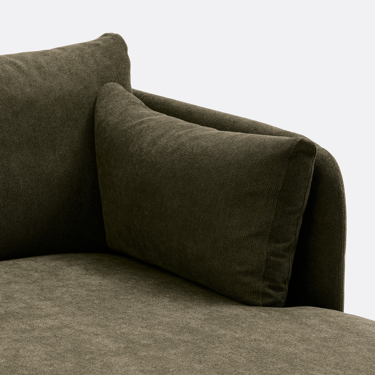 Sofa seccional verde bosque - TYRELL 