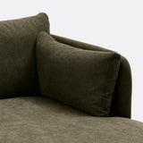 Sofa seccional verde bosque - TYRELL 