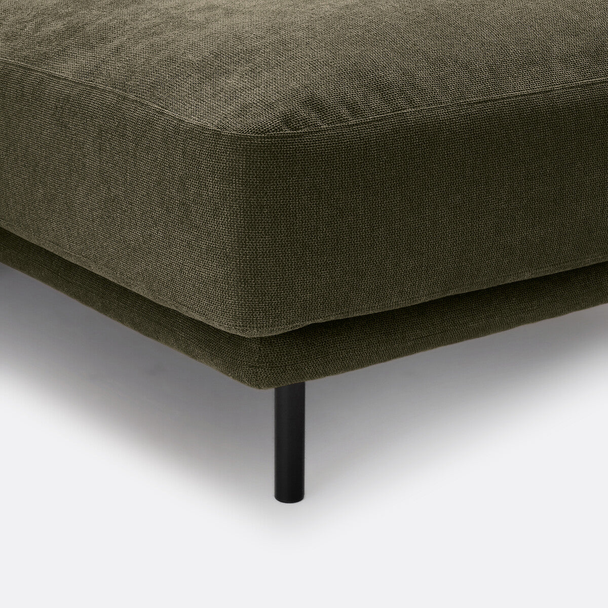 Sofa seccional verde bosque - TYRELL 